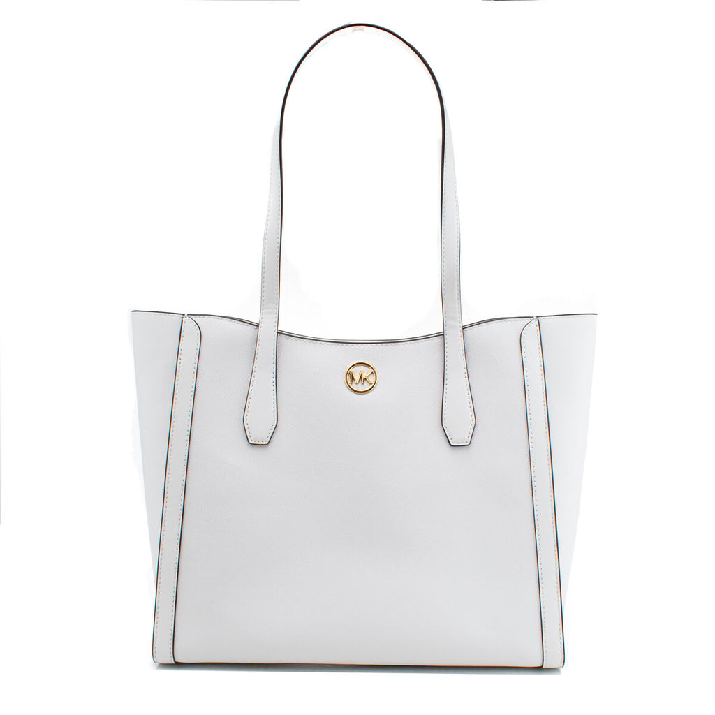 Michael Kors Schoudertas Michael Kors Leida Wit 34 X 29 X 12 Cm